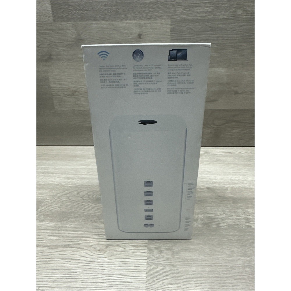 Apple AirPort Extreme Base Station Only 802.11AC MEG918ZP/A Easy Set Up 6th Gen - Picture 8 of 9